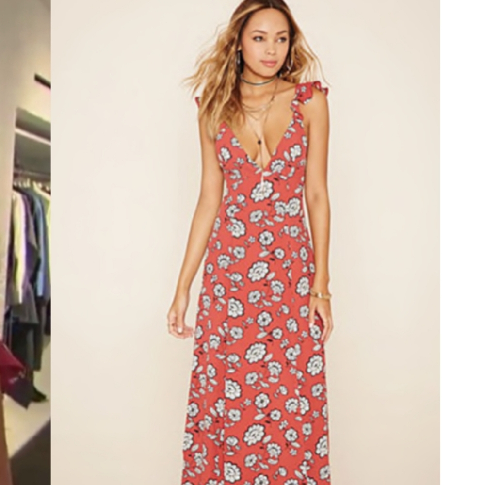 Floral maxi dress